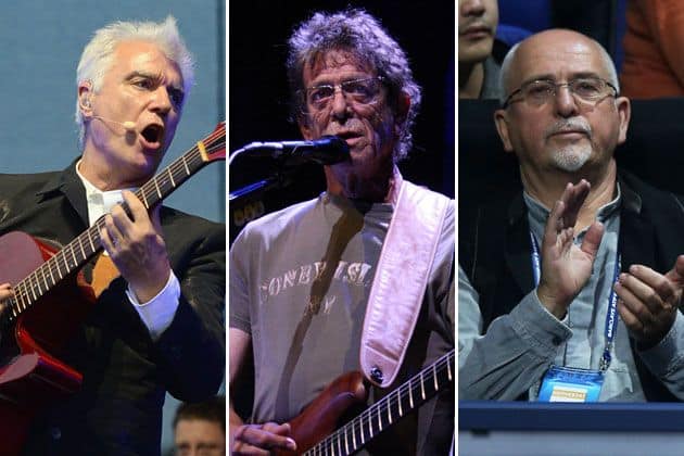 La "Solsbury Hill" di Lou 17 David Byrne Lou Reed Peter Gabriel