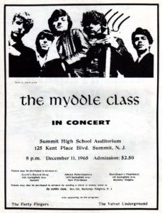 50 anni fa il primo concerto dei Velvet Underground 2 Il manifesto del concerto alla Summit High School con la menzione dei VU in basso a destra