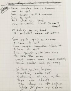 Lou Reed Archive alla NYPL 7 Screenshot 2017 10 27 Glimpses of a Working Musician4