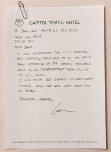 Il Lou Reed Archive apre finalmente a New York 7 Lou Reed Archive 2