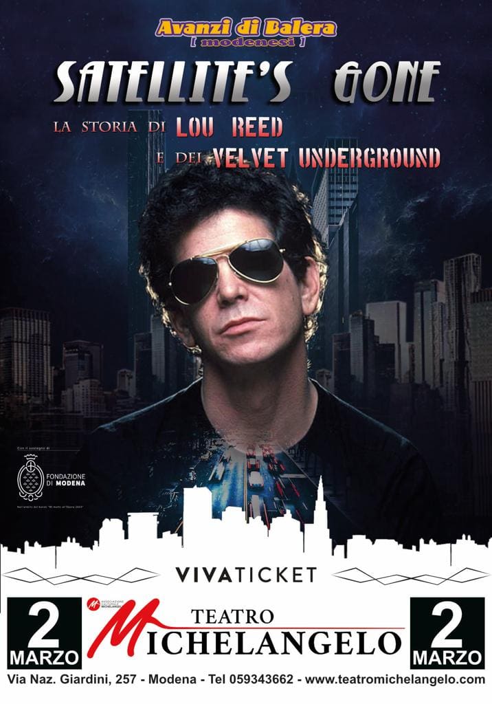 “Satellite's Gone”: omaggio a Lou Reed il 2 marzo a Modena 2 Satellites Gone 2 marzo 2024